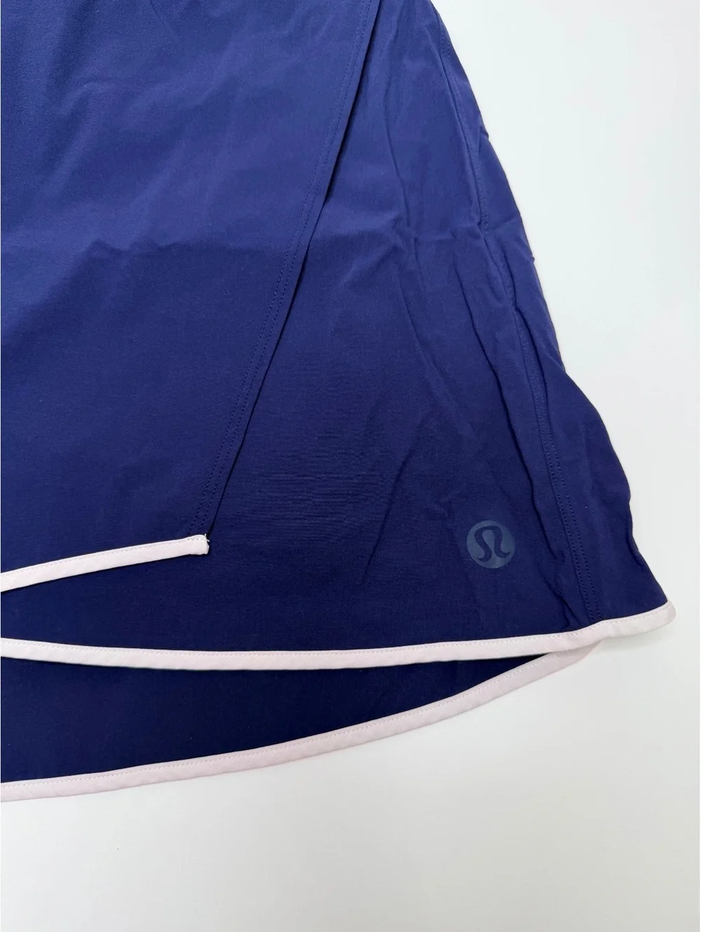 Lululemon Lightweight Wrap-Front Tennis Skirt Club Blue / White Size M